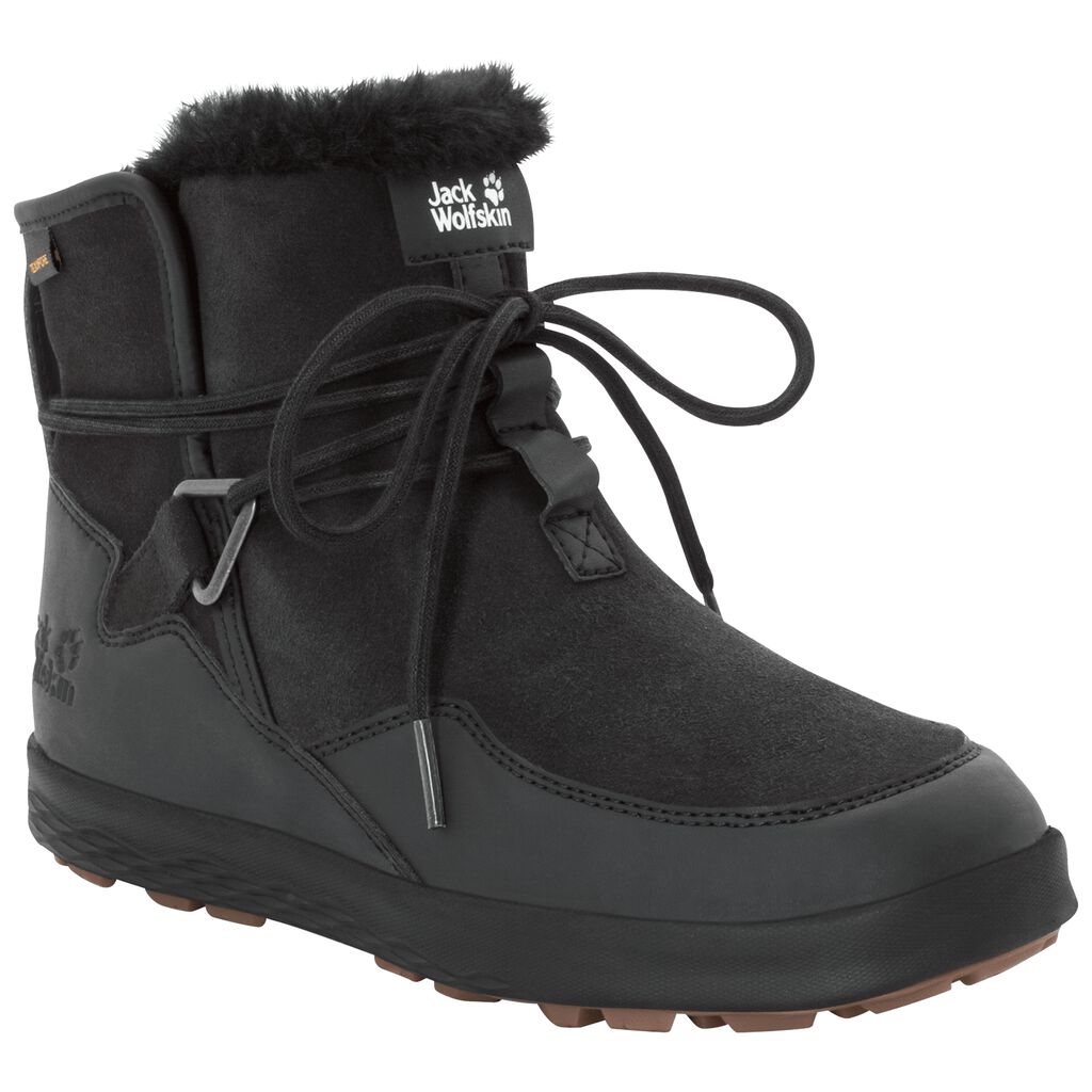 Jack Wolfskin AUCKLAND WT TEXAPORE Női Téli Cipő Fekete - LEFYCD-402